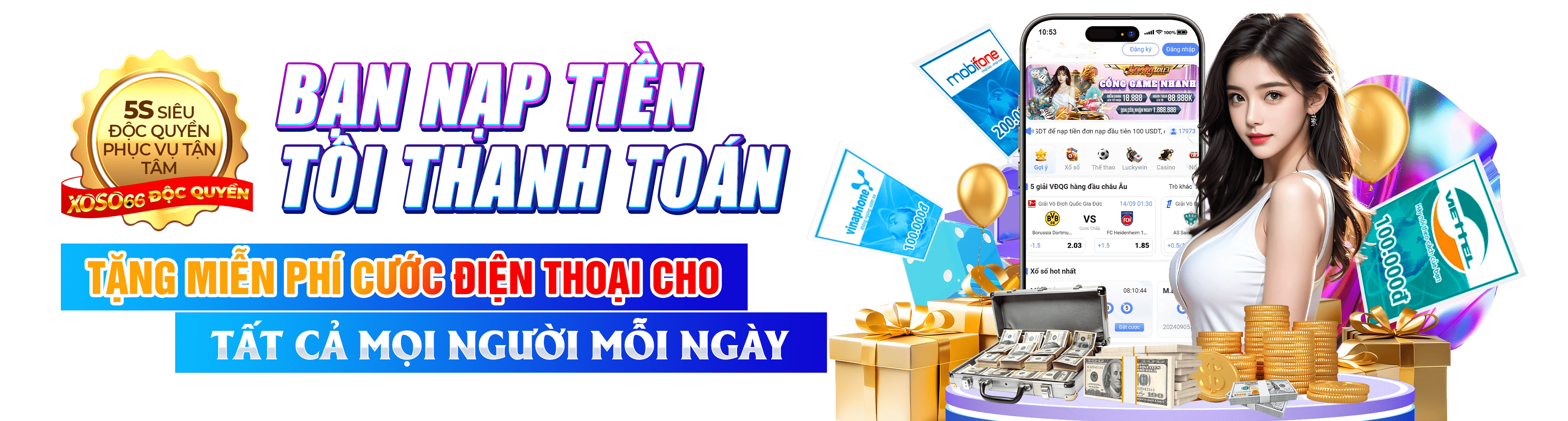 Hình ảnh quảng cáo của iwin hiển thị nền tảng và các lợi ích